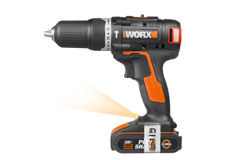 Klopboor-/schroefmachine Worx Power Share WX367.3