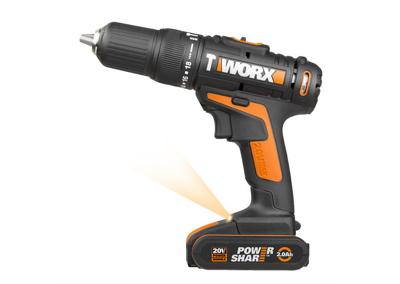 Klopboor-/schroefmachine Worx Power Share WX371.1