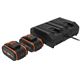 2 x 20V 4.0Ah accu's en 2-poorts lader Worx PowerShare WA3611