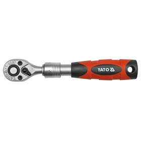 Ratel 1/4" met greepverlenging Yato YT-0297