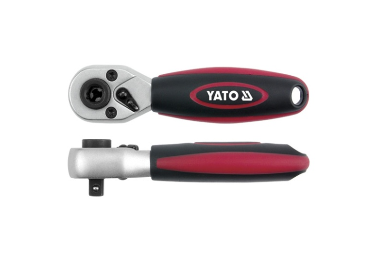 Ratel 1/4" 105 mm voor doppen en dopbitjes Yato YT-0331