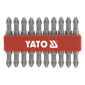 Dubbelzijdige schroefbits voor schroefmachines, 10 stuks PH2 x 65 mm Yato YT-0481