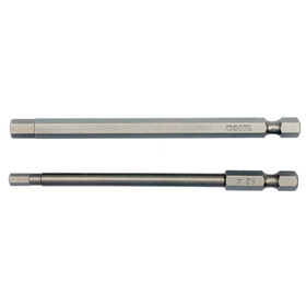 Schroefbit lang, hex tamper 4 x 100mm, 6 x 100mm Yato YT-0495