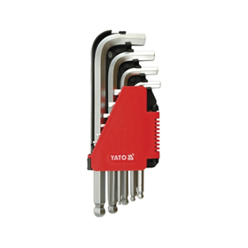 Inbussleutel set met kogelkop 10-delig 2 - 12 mm CRV Yato YT-0509