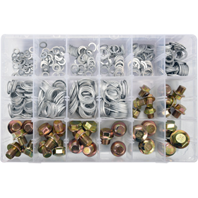 Aluminium sluitringen en aftappluggen  534st. Yato YT-06862
