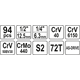 Gereedschap Set (94 st.) Yato YT-12681