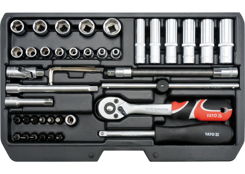 Gereedschap Set  1/4", 42st. Yato YT-14481