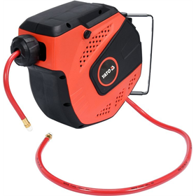 Pneumatische slang op een trommel Yato YT-24242