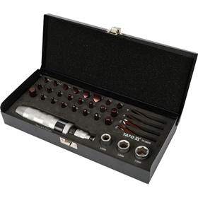 Slagschroevendraaier met bits 32st. Yato YT-28000