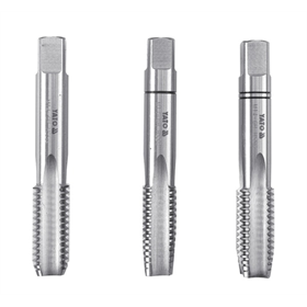 Tapset, handmatig HSS m2, m10, 3 st. Yato YT-2937
