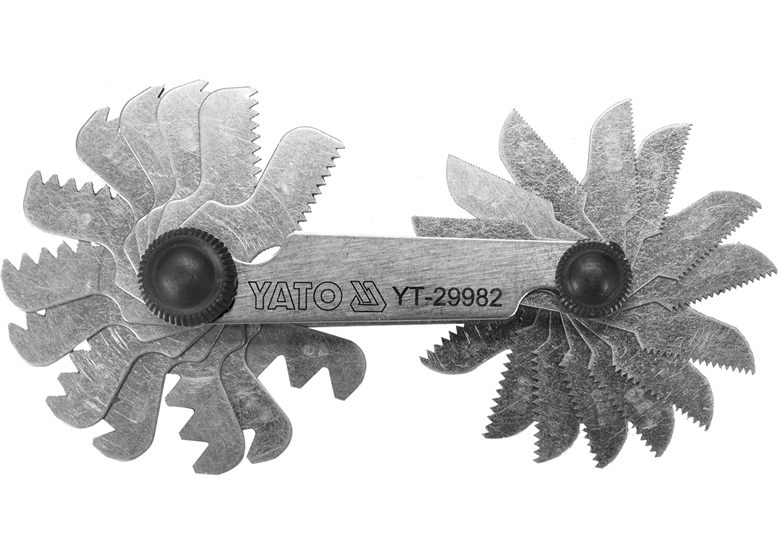 Metrische draadmeter whitworth Yato YT-29982