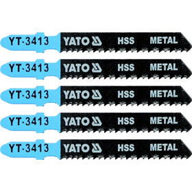 Decoupeerzaagblad voor metaal Type T 12tpi 5st Yato YT-3413