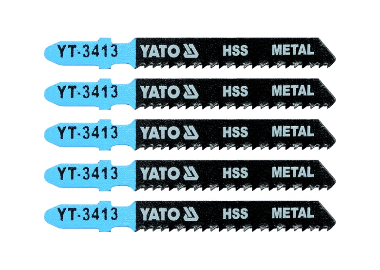 Decoupeerzaagblad voor metaal Type T 12tpi 5st Yato YT-3413