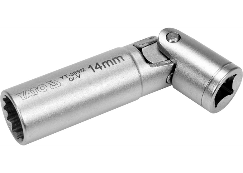 Bougiedop universal 3/8" 14mm Yato YT-38512