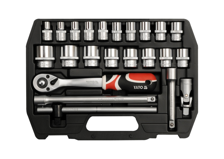 Doppenset 1/2" 23-delig Yato YT-3873