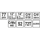 Gereedschap Set  77st. Yato YT-38781