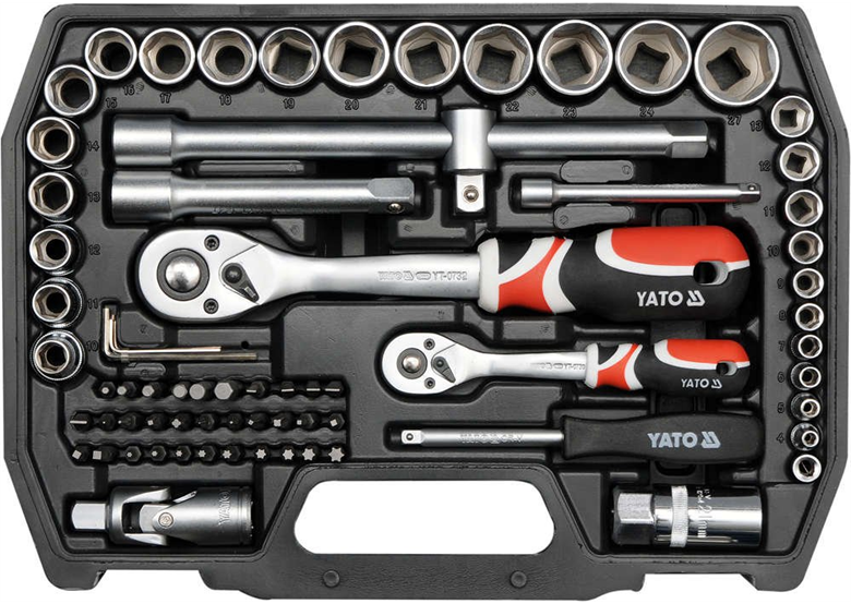 Gereedschap Set  1/2" 72-delig Yato YT-38782