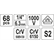 Gereedschapset voor elektriciens (68 st.) Yato YT-39009