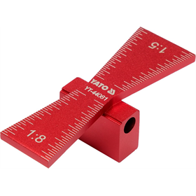Zwaluwstaart (gevuld) sjabloon Yato YT-44081