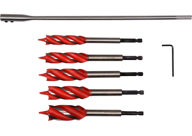 Houtboor set 16-25mm 7-delig Yato YT-44693
