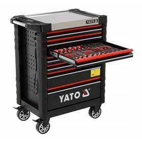 Gereedschapswagen met uitrusting, 190 stuks. Yato YT-55306