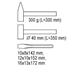 Lade-inzetstuk  hamers en beitels, 5-dlg. Yato YT-5540