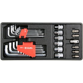 Gereedschapslade inzetstuk 31dlg. Yato YT-55451