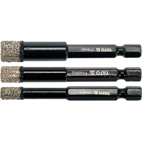 Diamantborenset voor steengoed 3st. Yato YT-60409