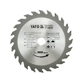 Hardmetaal cirkelzaagblad  130 x 24 x 16 mm Yato YT-6050