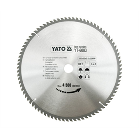 Hardmetalen cirkelzaagblad 350x30mm 84T Yato YT-6083