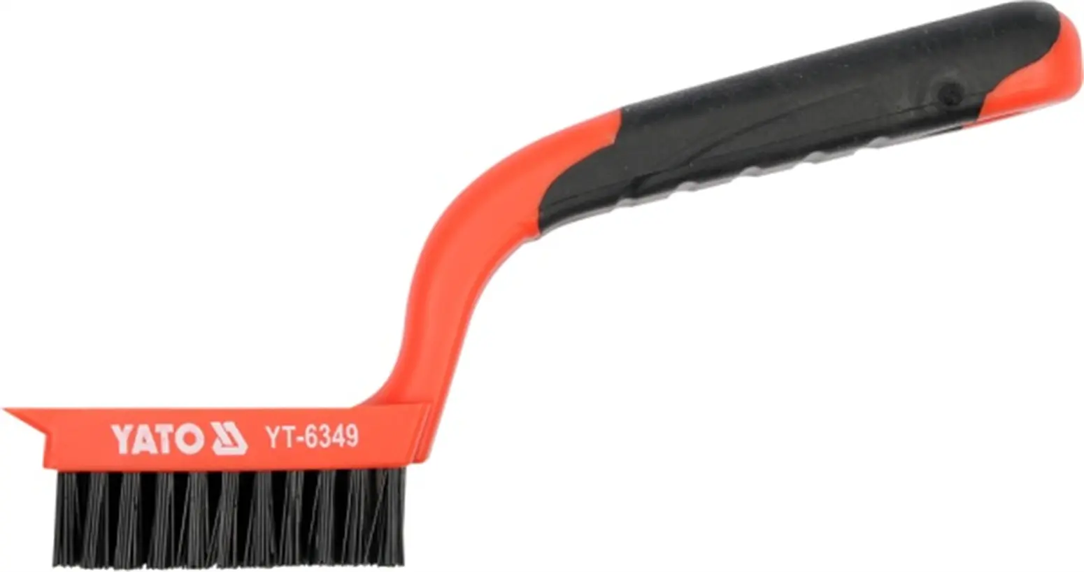 Nylon borstel plastic handvat, 5 rijen, schraper Yato YT-6349