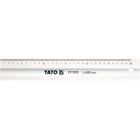 Platte liniaal van aluminium, 300 mm Yato YT-7070