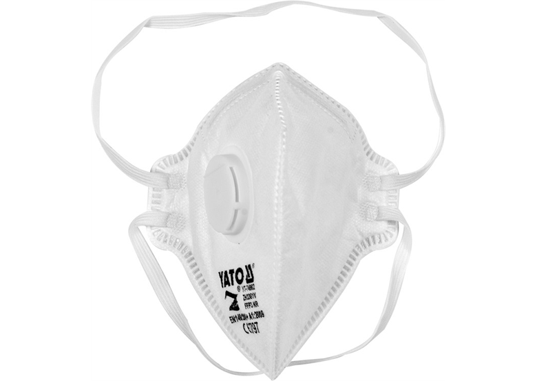 Stofmasker met ventiel FFP3, 5 stuks. Yato YT-74982