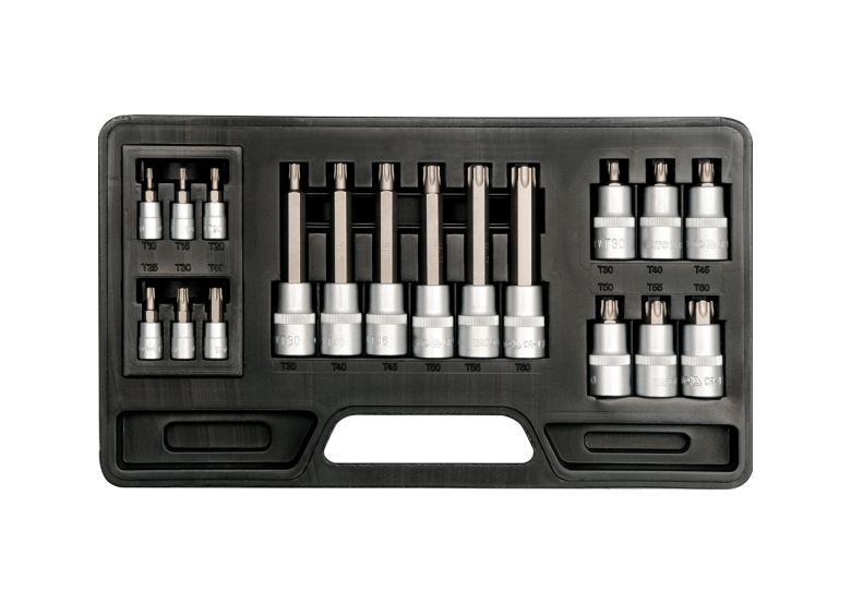 Set Torx steeksleutels 18-dlg. Yato YT-7751