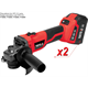 Haakse slijper Yato YT-828295 2x4.0Ah