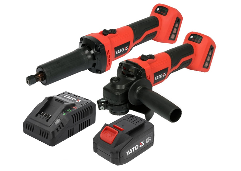 18V draadloze slijpmachine set Yato YT-828296 1x4.0Ah