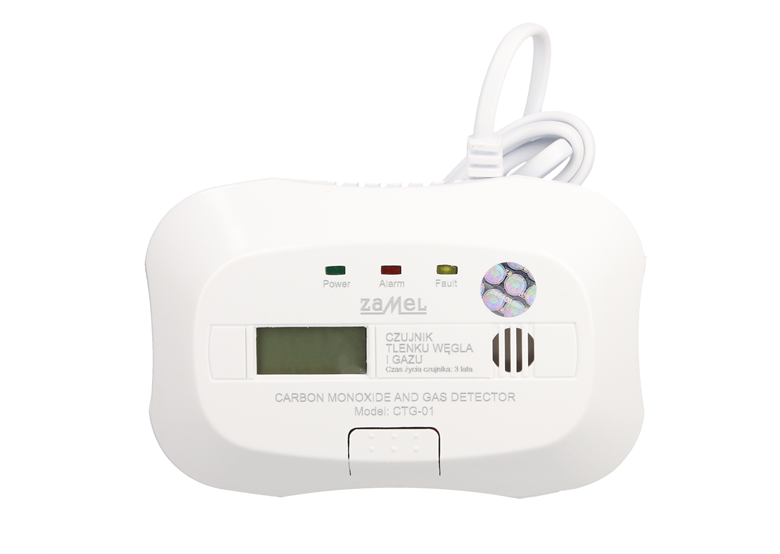 Koolmonoxide en gassensor 2in1CTG-01 Zamel 364321